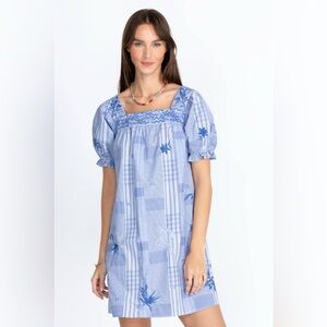 Johnny Was MARBELLA SQUARE NECK PARK DRESS Size XS